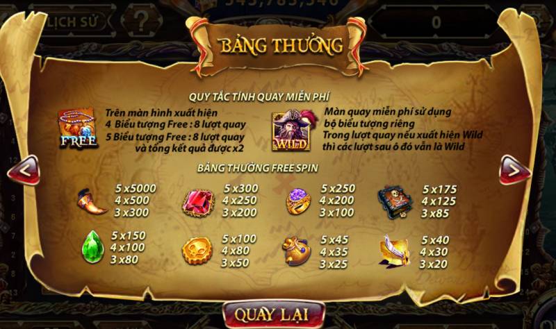 Pirate King – Nổ Hũ Cướp Biển, Săn Kho Báu Triệu Đô 5 Biểu Tượng Free Spins – Nhận Quay Miễn Phí & Nhân Đôi Thưởng