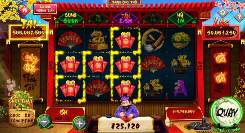 Ông Đồ – Game Nổ Hũ Đón Lộc, Quay Là Trúng! 8 Chớp Cơ Hội Từ Vòng Quay Miễn Phí