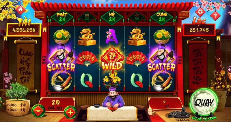 Ông Đồ – Game Nổ Hũ Đón Lộc, Quay Là Trúng! 7 Đặt Cược Linh Hoạt – Tối Ưu Tiền Vốn