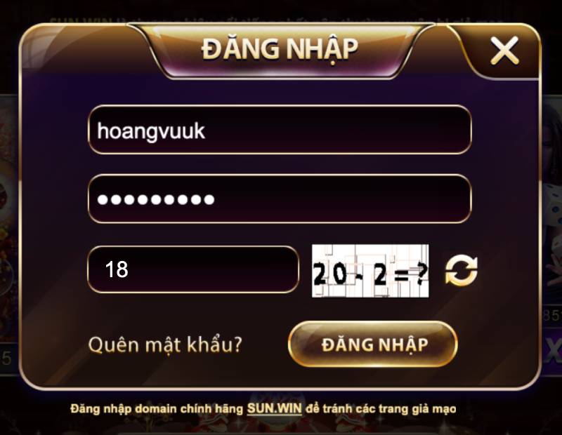 Sunwin Có Chơi Được Bằng Tiền Ảo Không 3 Nhập Thông Tin Tài Khoản