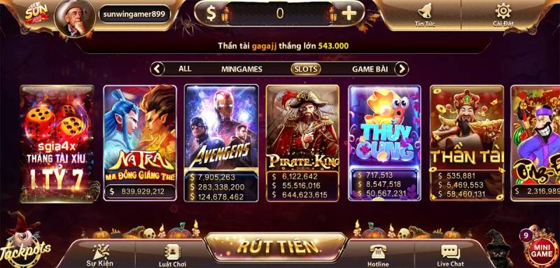 Những Trò Chơi Phổ Biến Nhất Trên Sunwin Là Gì? 4 Nổ hũ – Cơ hội trúng giải Jackpot hấp dẫn